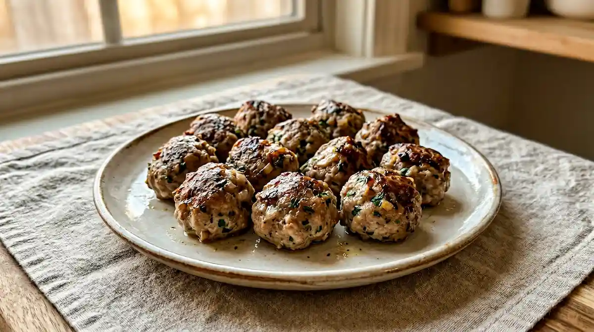 Baked Turkey Meatballs