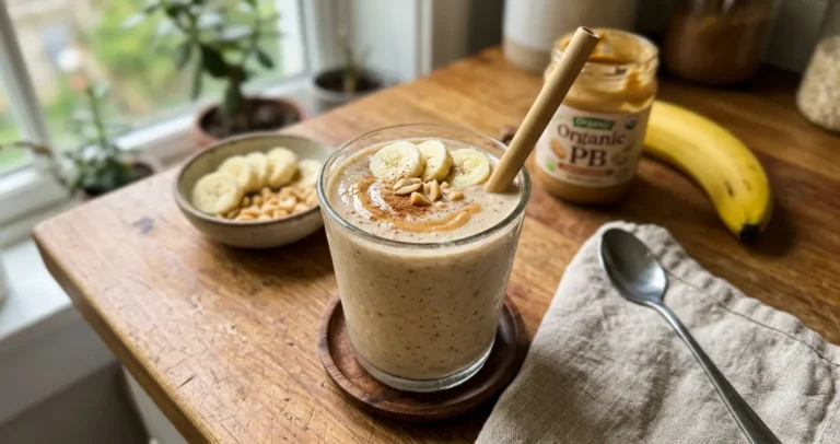 Banana Peanut Butter Smoothie