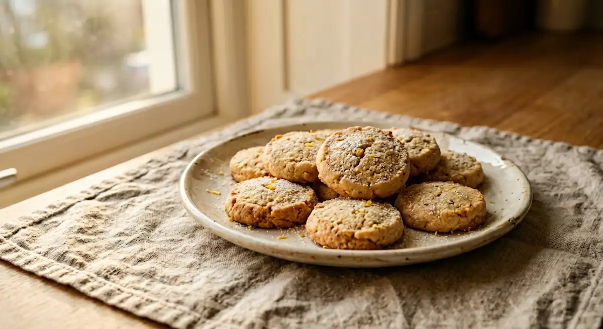Lemon Shortbread Cookies