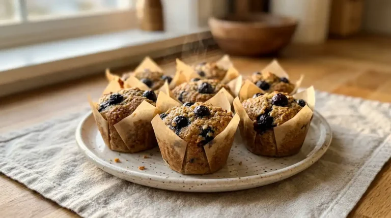 Almond Flour Blueberry Muffins
