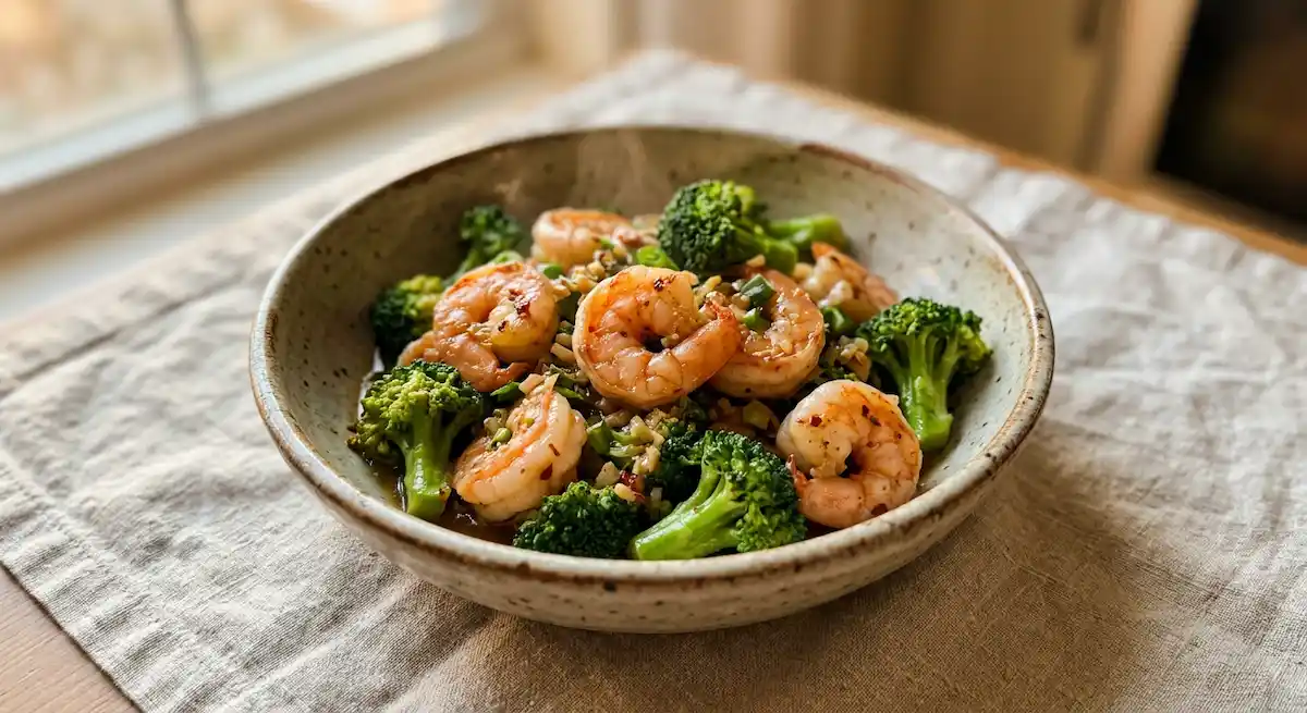 Shrimp and Broccoli Stir Fry
