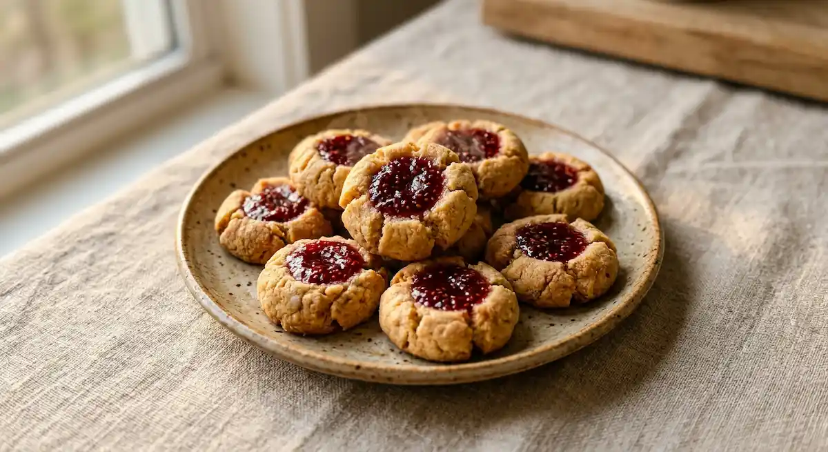 Thumbprint Cookies with Jam