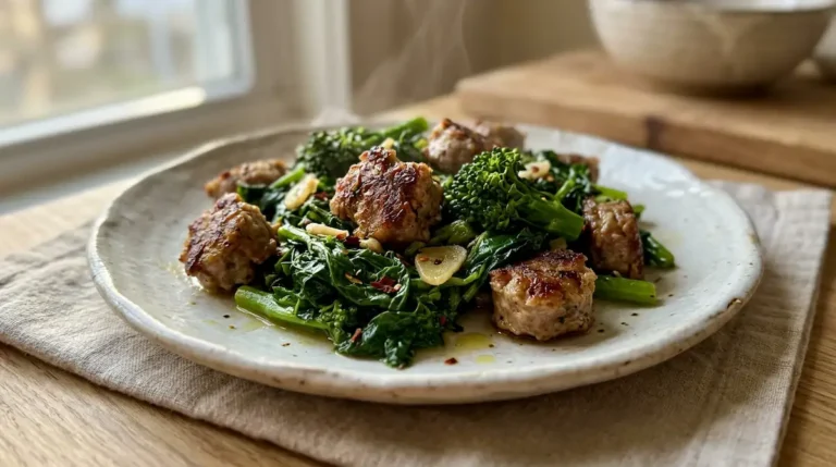 broccoli rabe and sausage